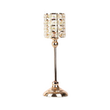 NNEOBA Gold Crystal Candle Holder Wedding Centerpiece