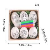 NNEOBA DIY Easter Egg Painting Kit with Paint Pens