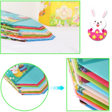 NNEOBA 12PCS Easter Bunny Gift Bags with Handles