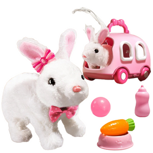 NNEOBA Plush Rabbit Electronic Pet Toy for Kids