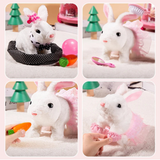 NNEOBA Plush Rabbit Electronic Pet Toy for Kids