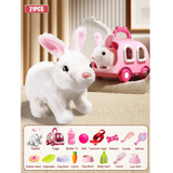 NNEOBA Plush Rabbit Electronic Pet Toy for Kids