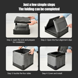 NNEOBA Portable Folding Car Toilet for Travel and Camping