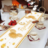 NNEOBA Ramadan Kareem Table Runner Eid Mubarak Decor