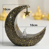NNEOBA Middle Eastern Star & Moon Candle Holder
