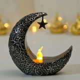 NNEOBA Middle Eastern Star & Moon Candle Holder