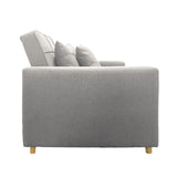 NNEDPE 3-in-1 Convertible Sofa Chair Bed Lounger by Light Grey