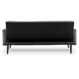 NNEDPE Sarantino Tufted Faux Linen 3-Seater Sofa Bed with Armrests - Light Grey