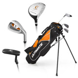 NNECW Junior Complete Golf Club Set with Lightweight Design for Kids-Yellow