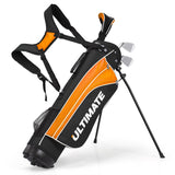NNECW Junior Complete Golf Club Set with Lightweight Design for Kids-Yellow