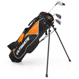 NNECW Junior Complete Golf Club Set with Lightweight Design for Kids-Yellow