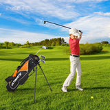 NNECW Junior Complete Golf Club Set with Lightweight Design for Kids-Yellow