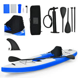 NNECW Inflatable Kayak with Adjustable Aluminum Oars for 1 Person-Blue