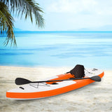 NNECW Inflatable Kayak with Adjustable Aluminum Oars for 1 Person-Orange
