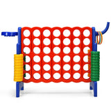 NNECW Premium Plastic Jumbo Connect 4 Game with 42 Jumbo Rings-Blue