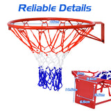 NNECW 46 cm Basketball Goal Hoop for Indoor and Outdoor