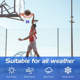 NNECW 46 cm Basketball Goal Hoop for Indoor and Outdoor