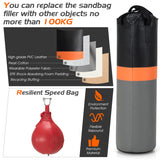 NNECW Heavy Bag Stand with Heavy Bag and Adjustable Speed Bag