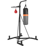 NNECW Heavy Bag Stand with Heavy Bag and Adjustable Speed Bag