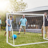 NNECW 1.8m x 1.2m Portable Kids Soccer Goal for Backyard & Training