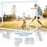 NNECW 1.8m x 1.2m Portable Kids Soccer Goal for Backyard & Training
