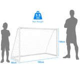 NNECW 1.8m x 1.2m Portable Kids Soccer Goal for Backyard & Training