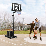 NNECW 5-Level Height Adjustable Basketball Hoop Stand with Backboard for Exercise