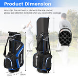 NNECW Golf Stand Bag with 14 Way Top Dividers & 6 Pockets & Cooler Bag