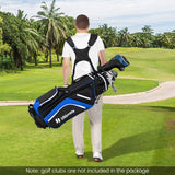 NNECW Golf Stand Bag with 14 Way Top Dividers & 6 Pockets & Cooler Bag
