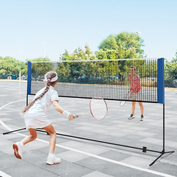 NNECW Adjustable Badminton Net Set for Backyard-310 cm