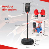 NNECW Punching Bag Boxing set with Punching Speed Ball for 5+ Years Old Boys & Girls
