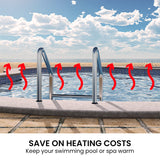 NNEDPE QuadCell Swimming Pool Cover 500 Micron 12m x 6.4m
