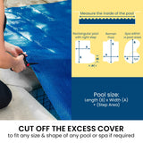 NNEDPE QuadCell Swimming Pool Cover 500 Micron 12m x 6.4m