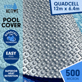 NNEDPE QuadCell Swimming Pool Cover 500 Micron 12m x 6.4m
