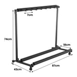 NNEDPE Steel Multi Guitar Stand for 7 Guitars