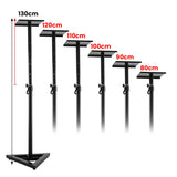 NNEDPE Adjustable Floor Speaker Stand Surround Sound - Black