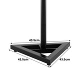 NNEDPE Adjustable Floor Speaker Stand Surround Sound - Black