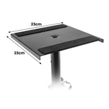 NNEDPE Adjustable Floor Speaker Stand Surround Sound - Black