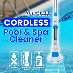 NNEDPE 127 Portable Rechargeable Spa and Pool Vacuum Cleaner
