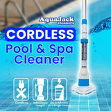NNEDPE 127 Portable Rechargeable Spa and Pool Vacuum Cleaner