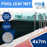 NNEDPE UV-Resistant Swimming Pool Leaf Net Cover  4 x 7m