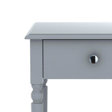 NNEDPE Esther Bedside Table with Drawer - Grey