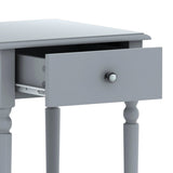 NNEDPE Esther Bedside Table with Drawer - Grey
