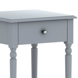 NNEDPE Esther Bedside Table with Drawer - Grey