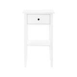 NNEDPE Rue Bedside Table - White