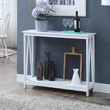 NNEDPE Grace A-Frame Console Table - White