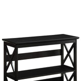 NNEDPE Lucas 3-Tier Bookshelf Display Rack - Black