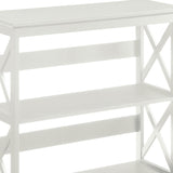 NNEDPE Lucas 3-Tier Bookshelf - White