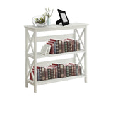 NNEDPE Lucas 3-Tier Bookshelf - White