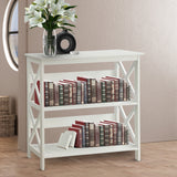 NNEDPE Lucas 3-Tier Bookshelf - White